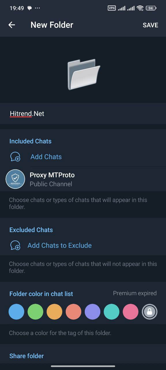 Create add list in telegram