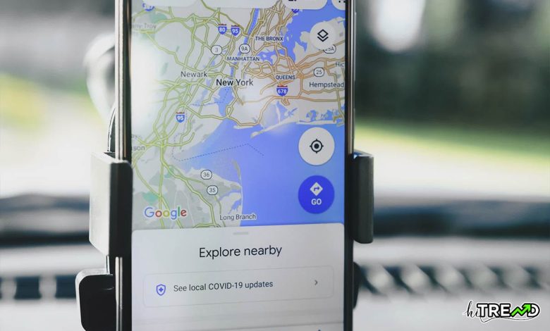 Google Maps pop-up